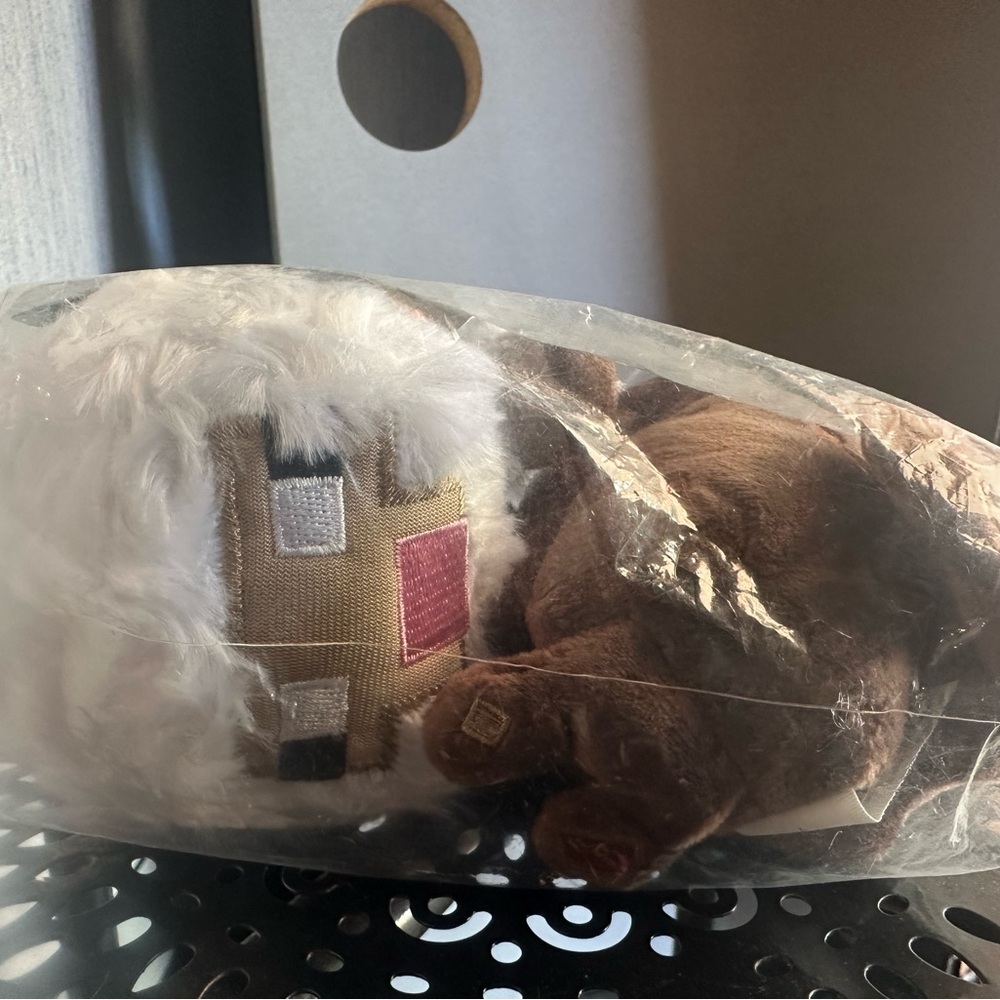 White and Brown Plush Toy
